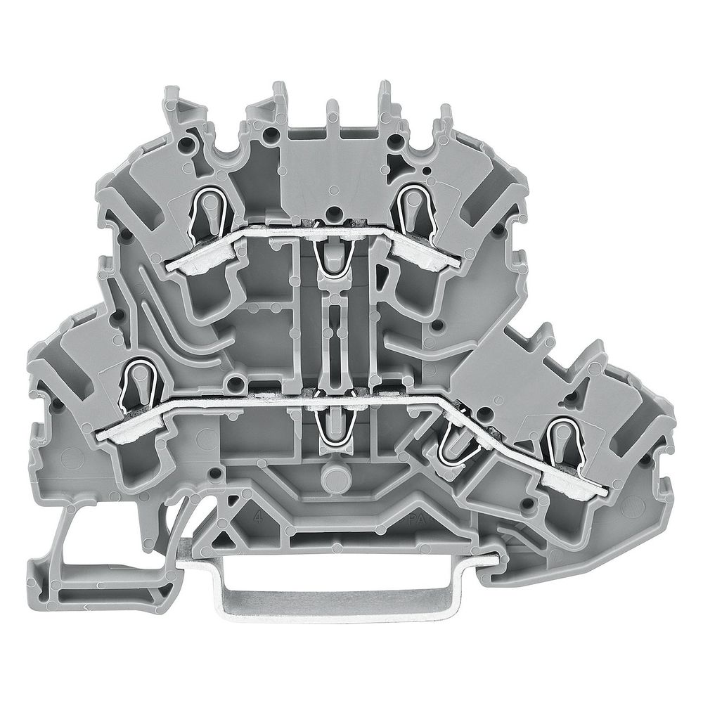 Wago Doppelstockklemme TOPJOB S 2002-2201, 500V 24A 5,2mm, Polyamid, Grau... WAGO-2002-2201 4044918753517 (Abb. 2)