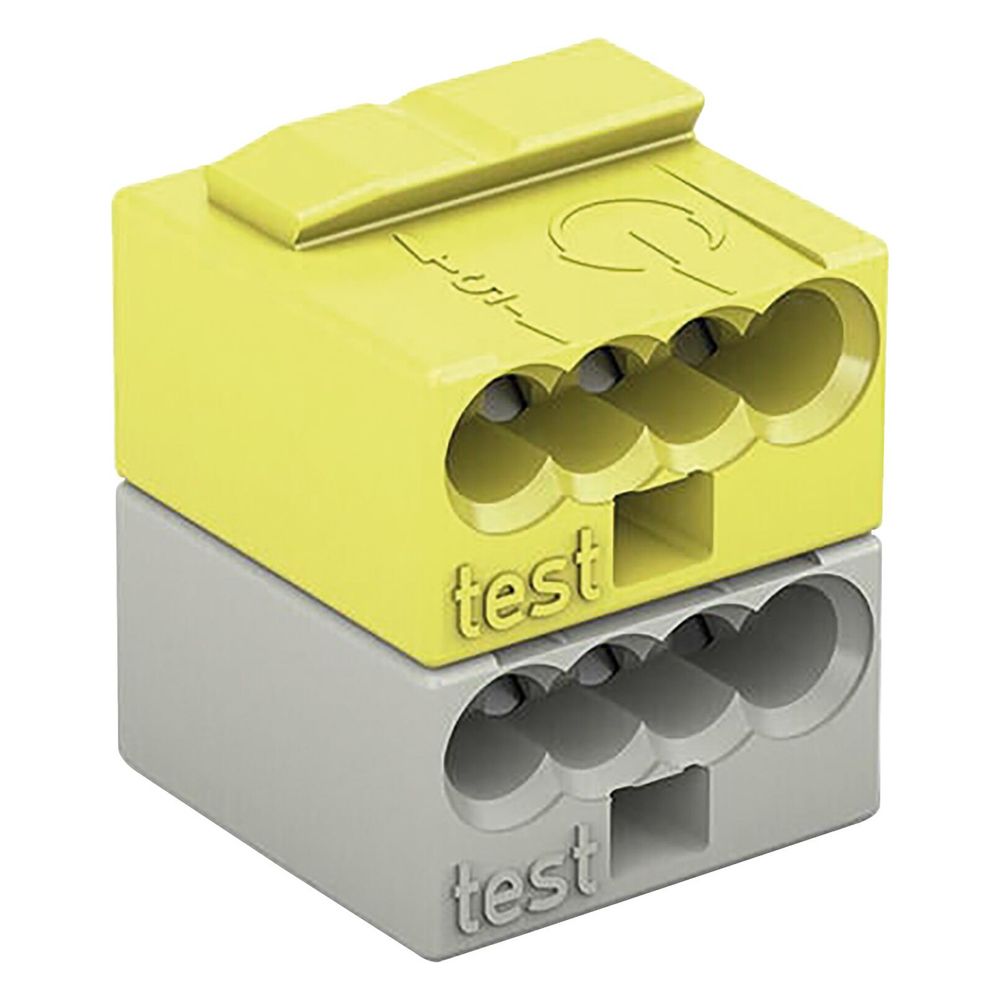 Wago 4-Leiter-Buchsenklemme 243-211, 0,6-0,8mm, Polyamid, Dunkelgrau/Rot... WAGO-243-211 4055143962315 (Abb. 3)