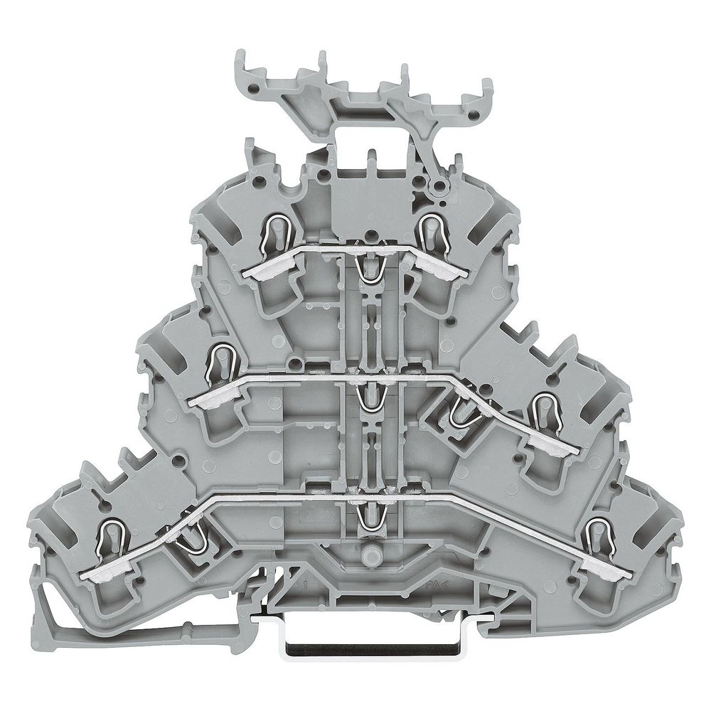 Wago Dreistockklemme TOPJOB S 2002-3231, 500V 24A 5,2mm, Polyamid, grau... WAGO-2002-3231 4044918989756 (Abb. 2)