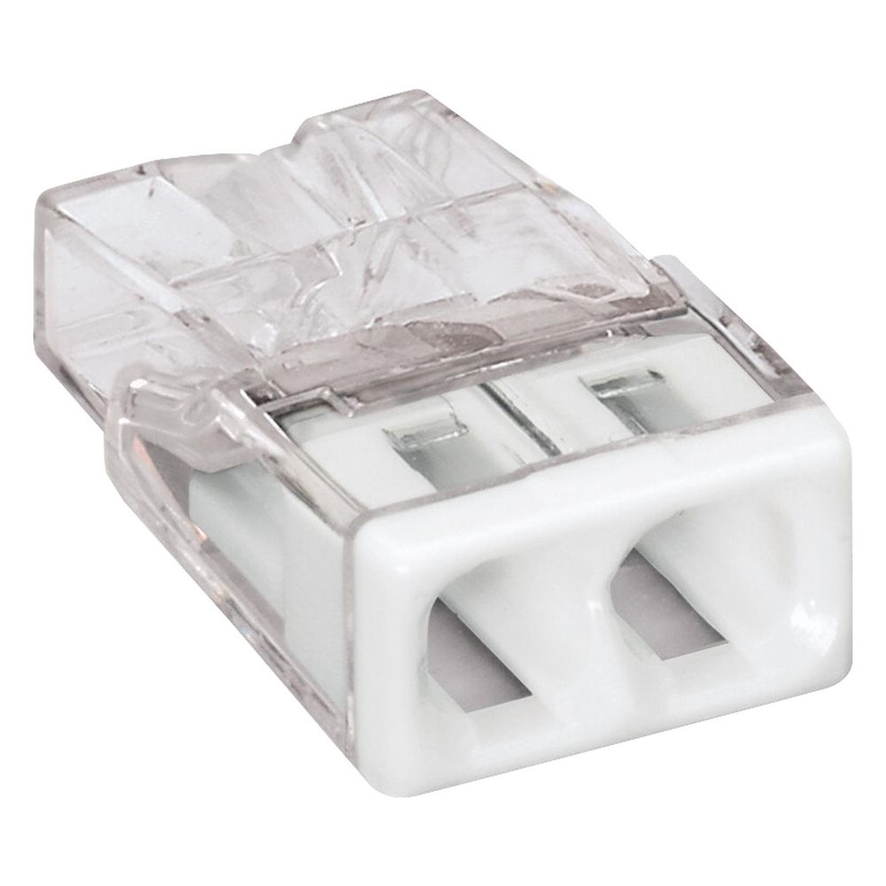 Wago Verbindungsdosenklemme 2273 2273-202, 0,5-2,5mm2, Polycarbonat, Transparent/Weiß... WAGO-2273-202 4050821027843 (Abb. 2)