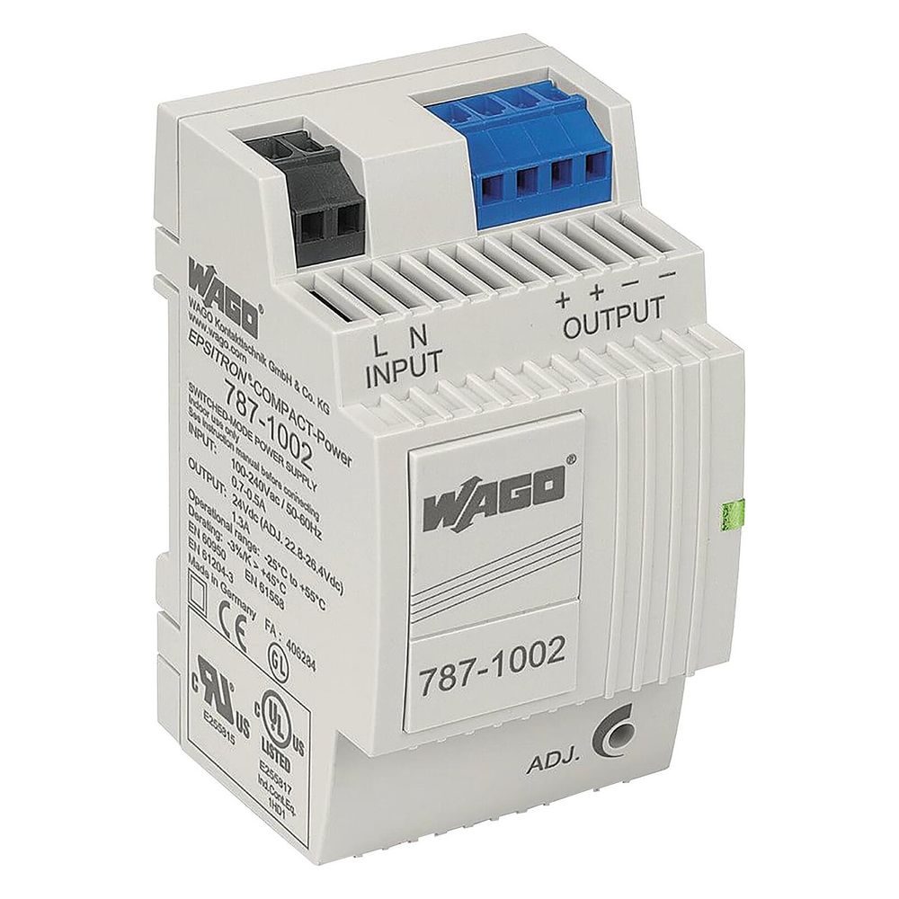 Wago Netzteil Epsitron compact 24V 1,3A, 31,2W, 89,5x54x54mm, IP20... WAGO-787-1002 4050821298229 (Abb. 3)