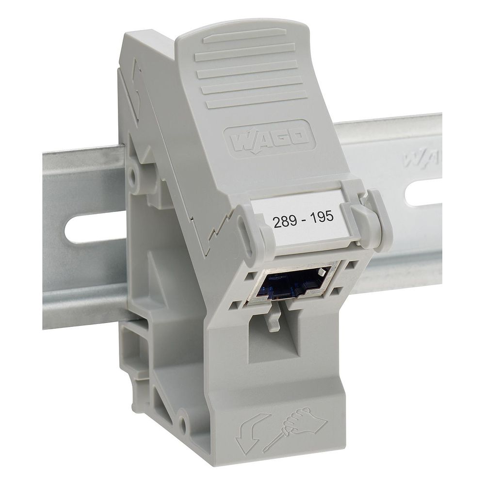 Wago Übergabemodul RJ45 Cat.6, IP20, 750 Steckzyklen... WAGO-289-195 4055143292986 (Abb. 2)