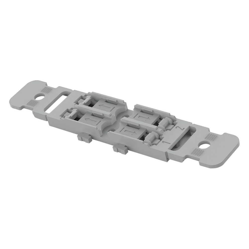Wago Befestigungsadapter 221-2502, 2-fach, Schraubbefestigung, Polyamid, Grau... WAGO-221-2502 4066966119831 (Abb. 2)