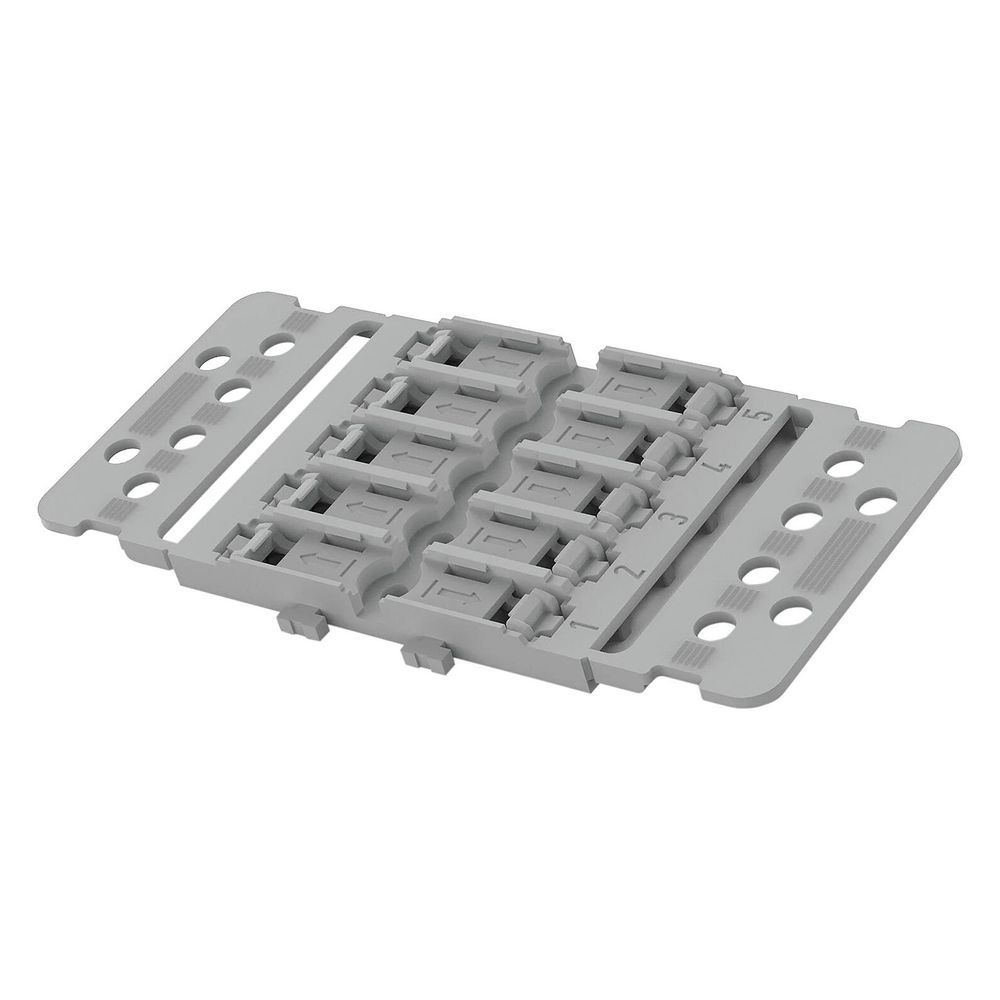 Wago Befestigungsadapter 221-2505, 5-fach, Schraubbefestigung, Polyamid, Grau... WAGO-221-2505 4066966119862 (Abb. 2)