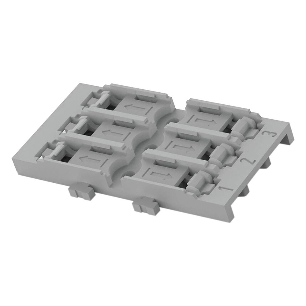 Wago Befestigungsadapter 221-2525, 5-fach, Schraubbefestigung, Polyamid, Grau... WAGO-221-2525 4066966119961 (Abb. 4)