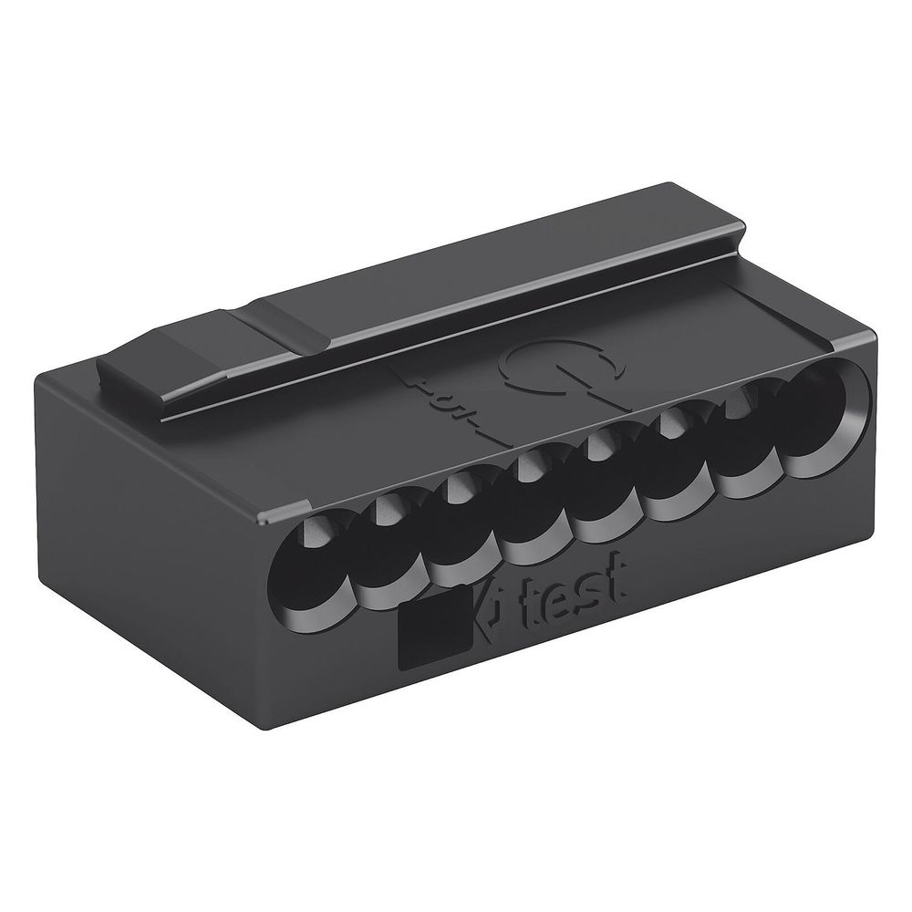 Wago MICRO-Verbindungsdosenklemme 243 243-208, 8-Leiter 0,6-0,8mm, Dunkelgrau... WAGO-243-208 4044918502634 (Abb. 2)