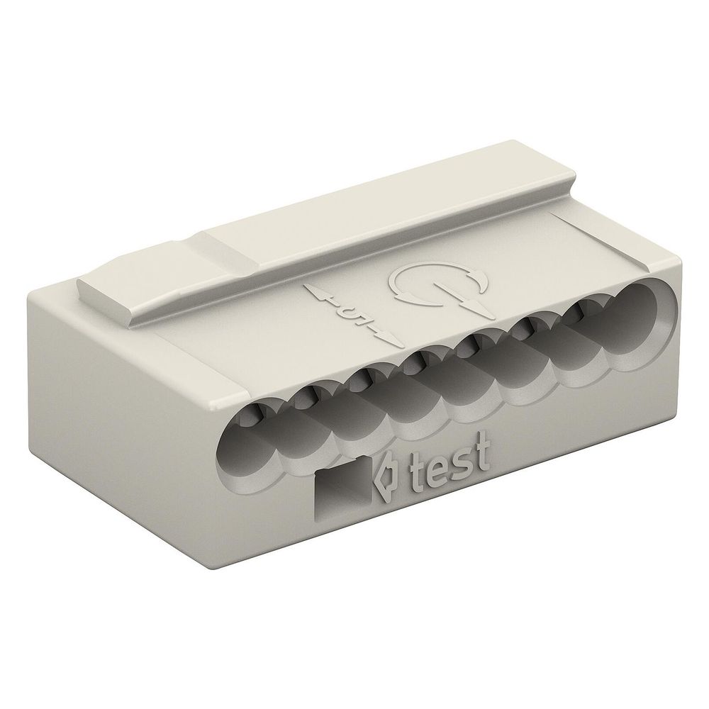 Wago MICRO-Verbindungsdosenklemme 243 243-308, 8-Leiter 0,6-0,8mm 100V 6A, Kunststoff, Li... WAGO-243-308 4044918502689 (Abb. 2)