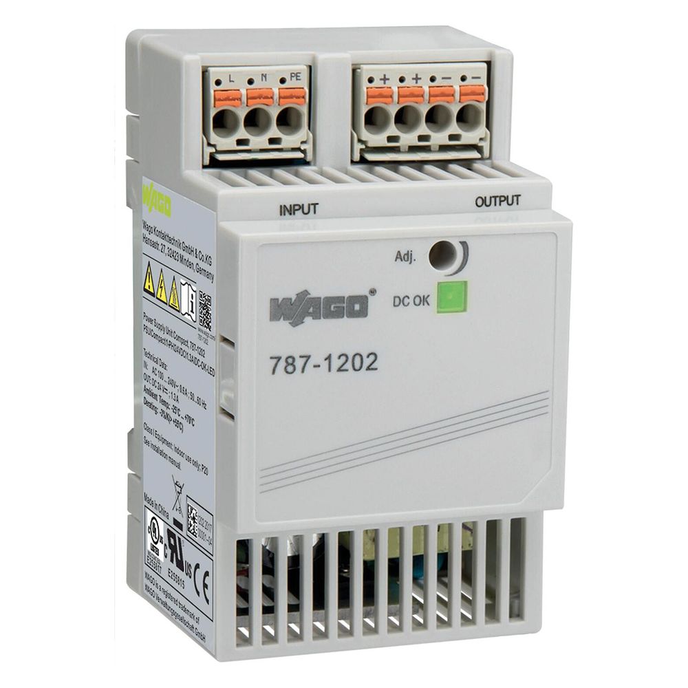 Wago Stromversorgung COMPACT Power 787-1212, 60W 24V 2,5A, Federzuganschluss... WAGO-787-1212 4055143908016 (Abb. 4)