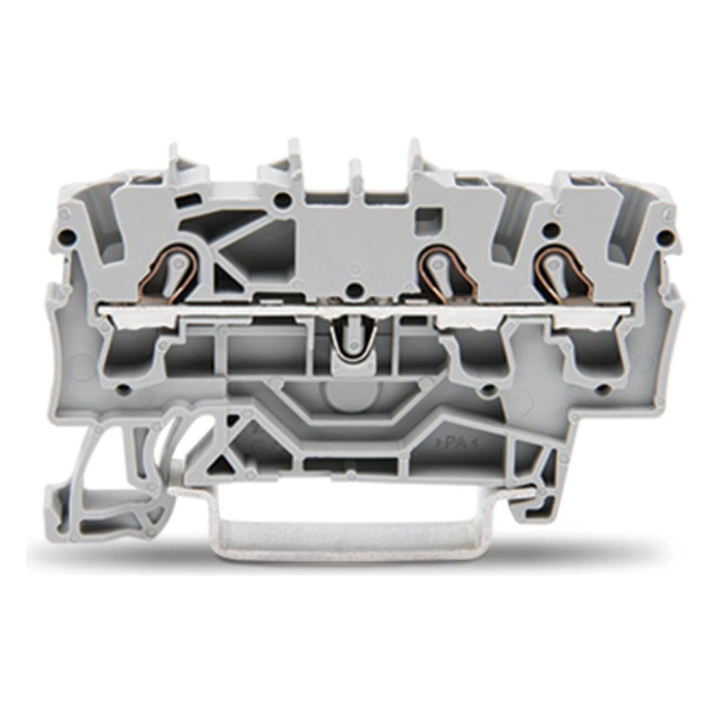 Wago Durchgangsklemme TOPJOB S 2002-1301, 2,5mm2, 800V, 24A, Federzuganschluss, Grau... WAGO-2002-1301 4017332999229 (Abb. 3)