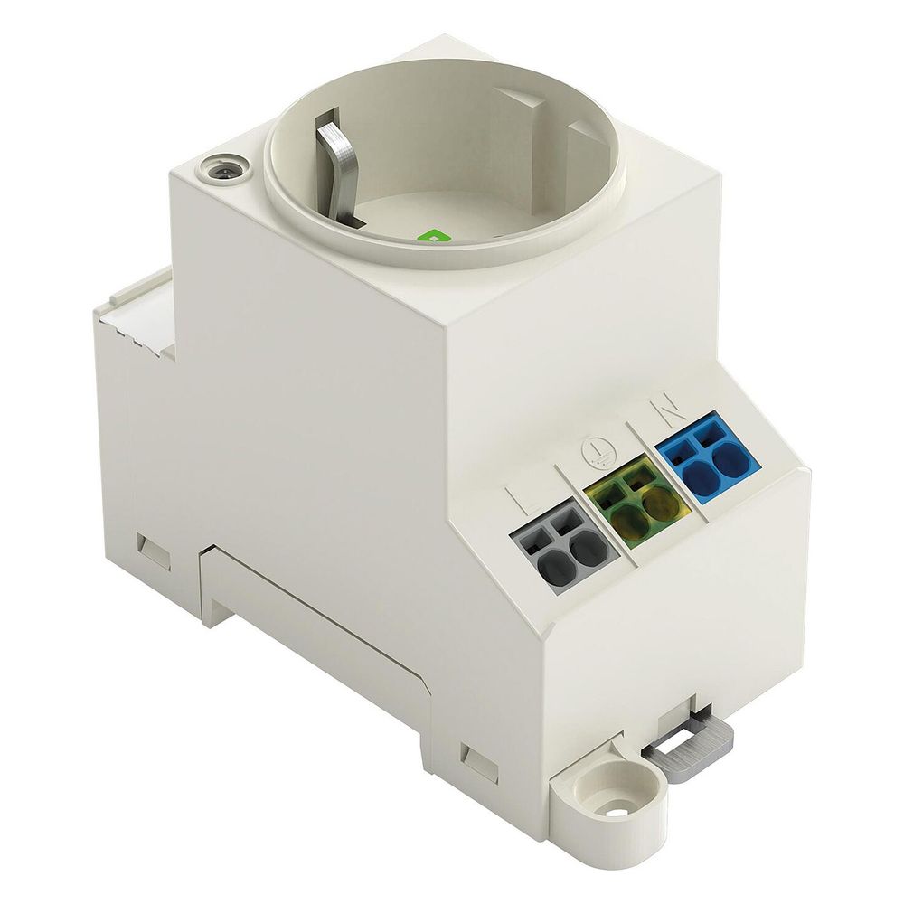 Wago Schaltschrank-Steckdose 709-582, 250V 16A 3TE, Polyamid, Signalgelb... WAGO-709-582 4055143718325 (Abb. 6)