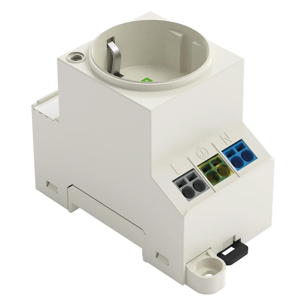Wago Schaltschrank-Steckdose 709-582, 250V 16A 3TE, Polyamid, Signalgelb... WAGO-709-582 4055143718325 (Abb. 2)