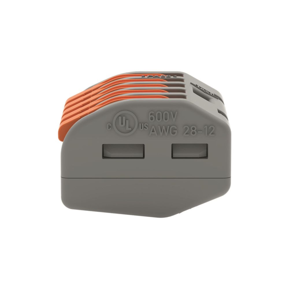 Wago Verbindungsklemme 222-415, 5-Leiter, 0,08-4mm2, 400V, 32A, Grau... WAGO-222-415 4044918464956 (Abb. 6)