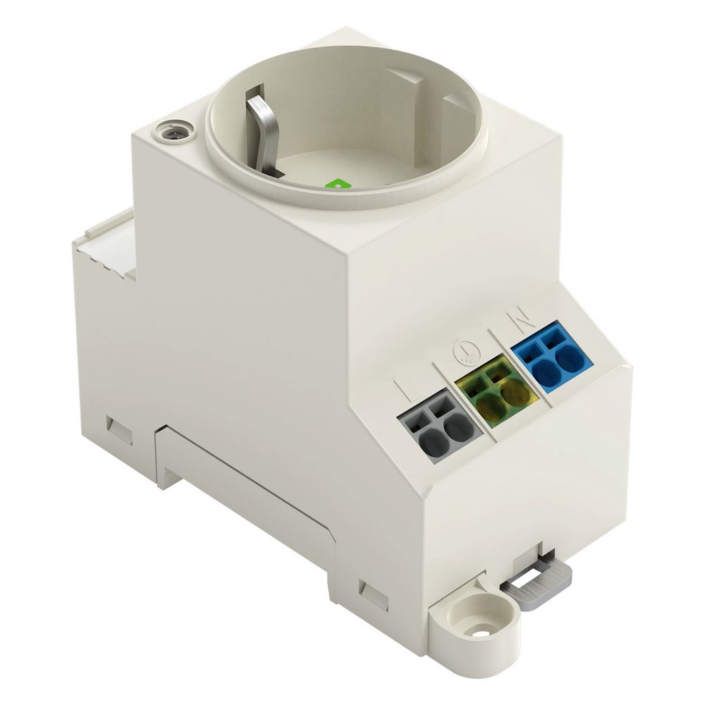 Wago Schaltschrank-Steckdose 709-581, 250V 16A, Polyamid, Lichtgrau... WAGO-709-581 4055143721295 (Abb. 20)