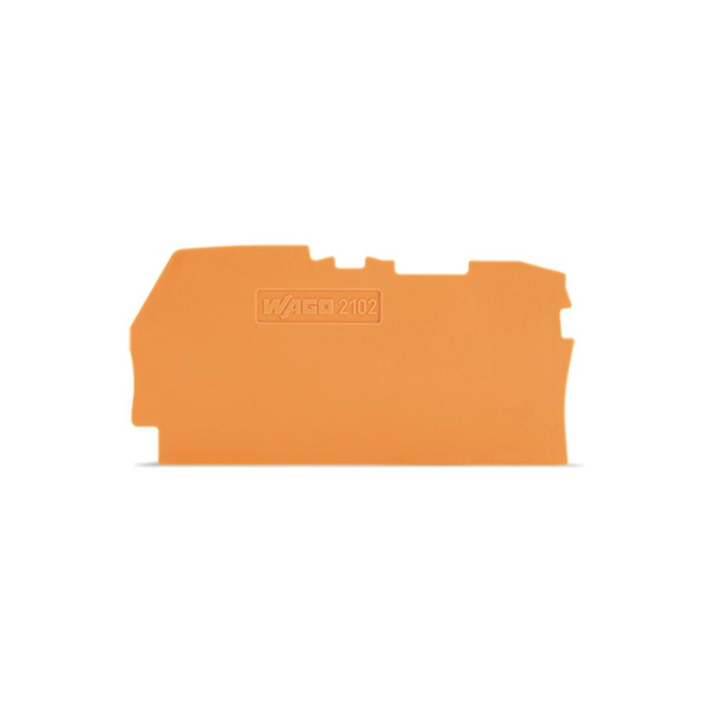 Wago Abschluss- und Zwischenplatte 2102-1292, 0,8 mm, Polyamid, Orange... WAGO-2102-1292 4055143745352 (Abb. 2)