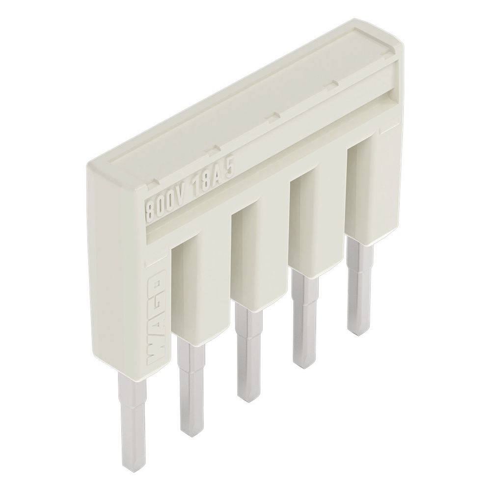 Wago Kammbrücker TOPJOB S 2001-405, 5-fach, 800V, 18A, 4,2mm Raster, Polyamid, Lichtgrau... WAGO-2001-405 4055143698474 (Abb. 2)