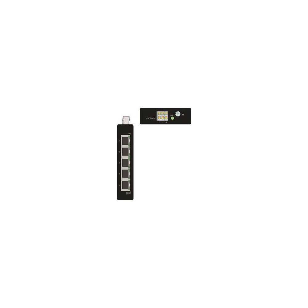 Wago Industrial-ECO-Switch 852-111, 5 Ports 100Base-TX, Stahlblech, schwarz... WAGO-852-111 4045454847593 (Abb. 10)