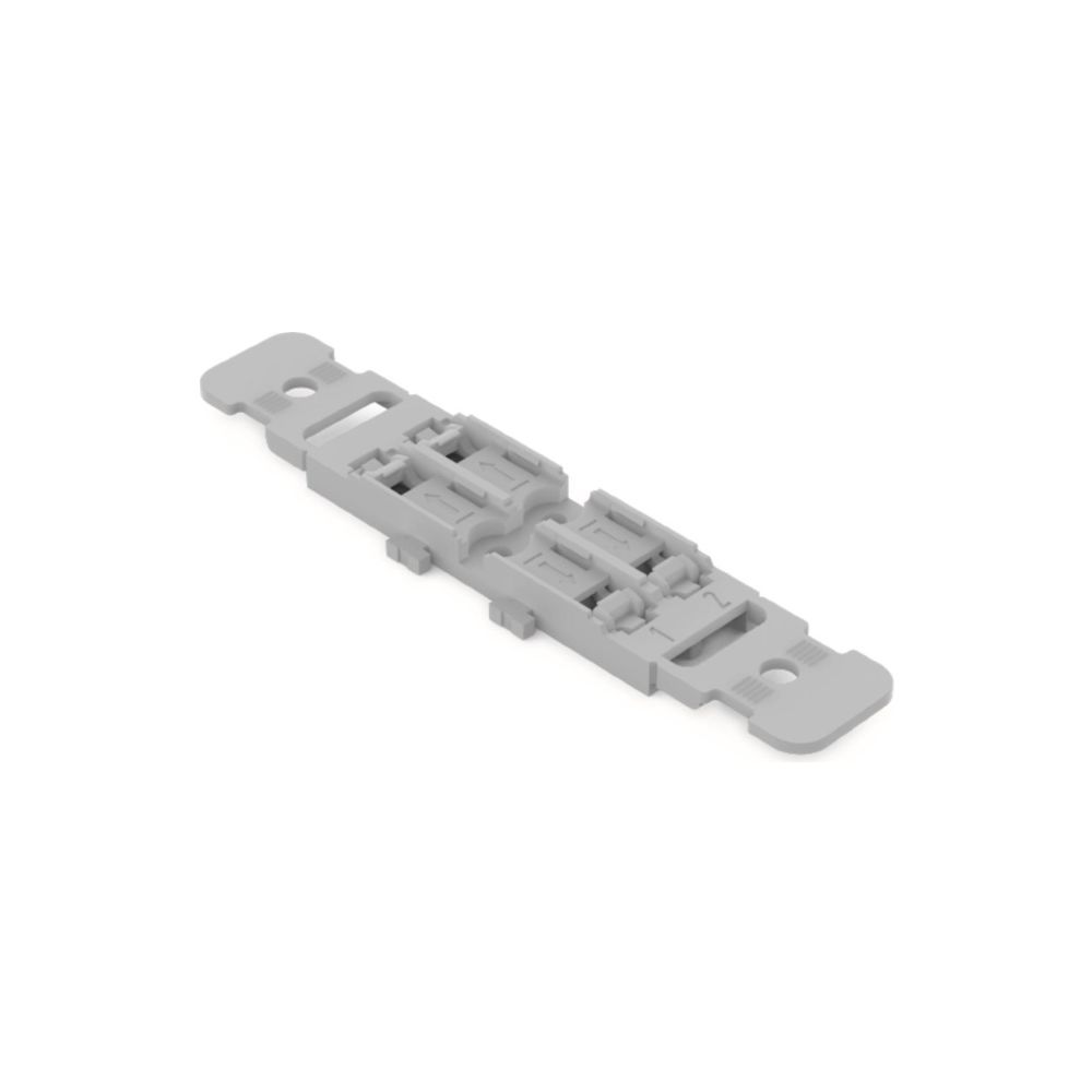 Wago Befestigungsadapter 221-2502, 2-fach, Schraubbefestigung, Polyamid, Grau... WAGO-221-2502 4066966119831 (Abb. 3)