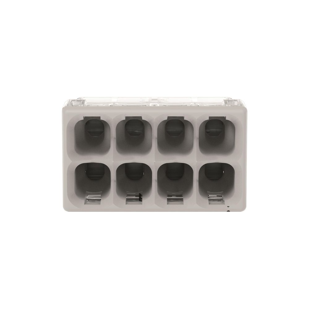 Wago Verbindungsdosenklemme 2273-208, 8-Leiter 0,5-2,5mm2, 450V 24A, Transparent/Grau... WAGO-2273-208 4050821027881 (Abb. 11)