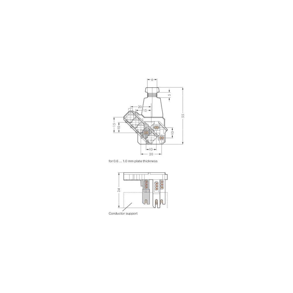 Wago Buchsenteil 267 267-225, 1 Anschlusstyp, Polyamid, Weiß/Grau... WAGO-267-225 4055143327190 (Abb. 7)