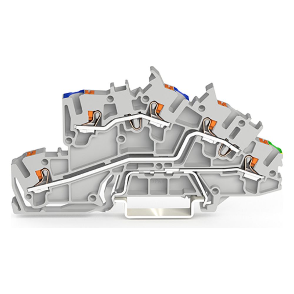 Wago Installationsetagenklemme 2203 2203-7646, 400V 31A, Polyamid, Grau... WAGO-2203-7646 4066966121957 (Abb. 5)