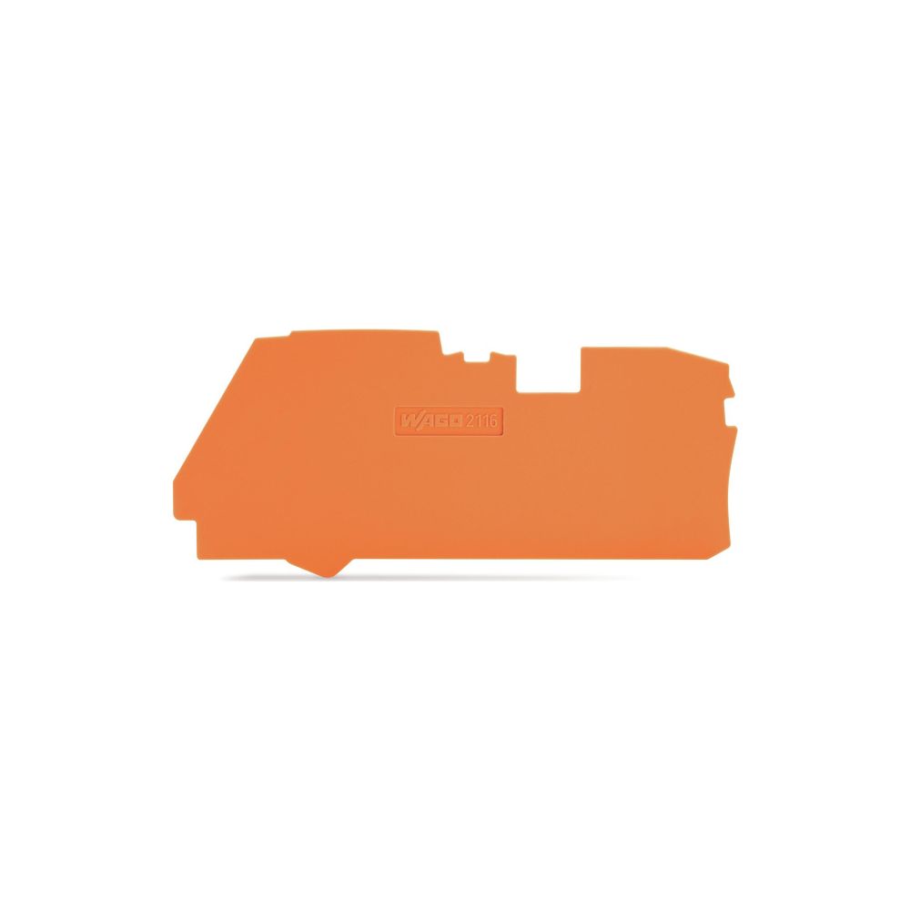 Wago Abschluss- und Zwischenplatte 2116-1292, 1mm, Polyamid, Orange... WAGO-2116-1292 4055143747554 (Abb. 3)