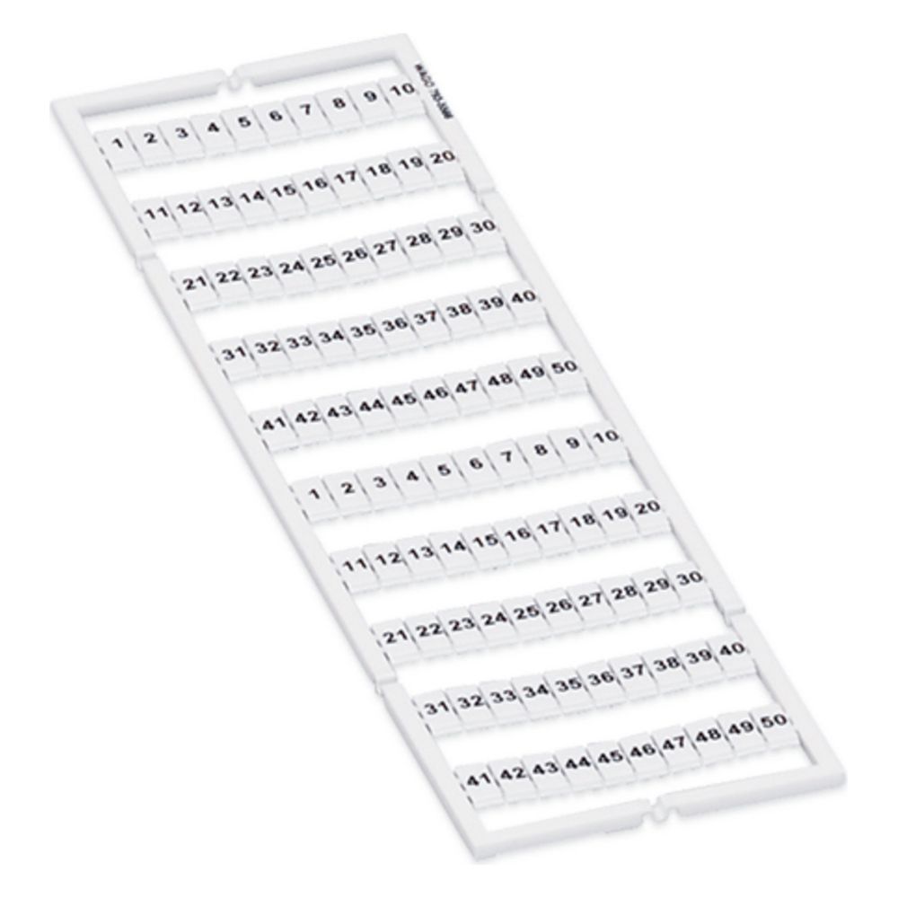 Wago WMB-Beschriftungskarte 793-5566, 5-5,2mm, 1-50, weiß... WAGO-793-5566 4044918805841 (Abb. 4)