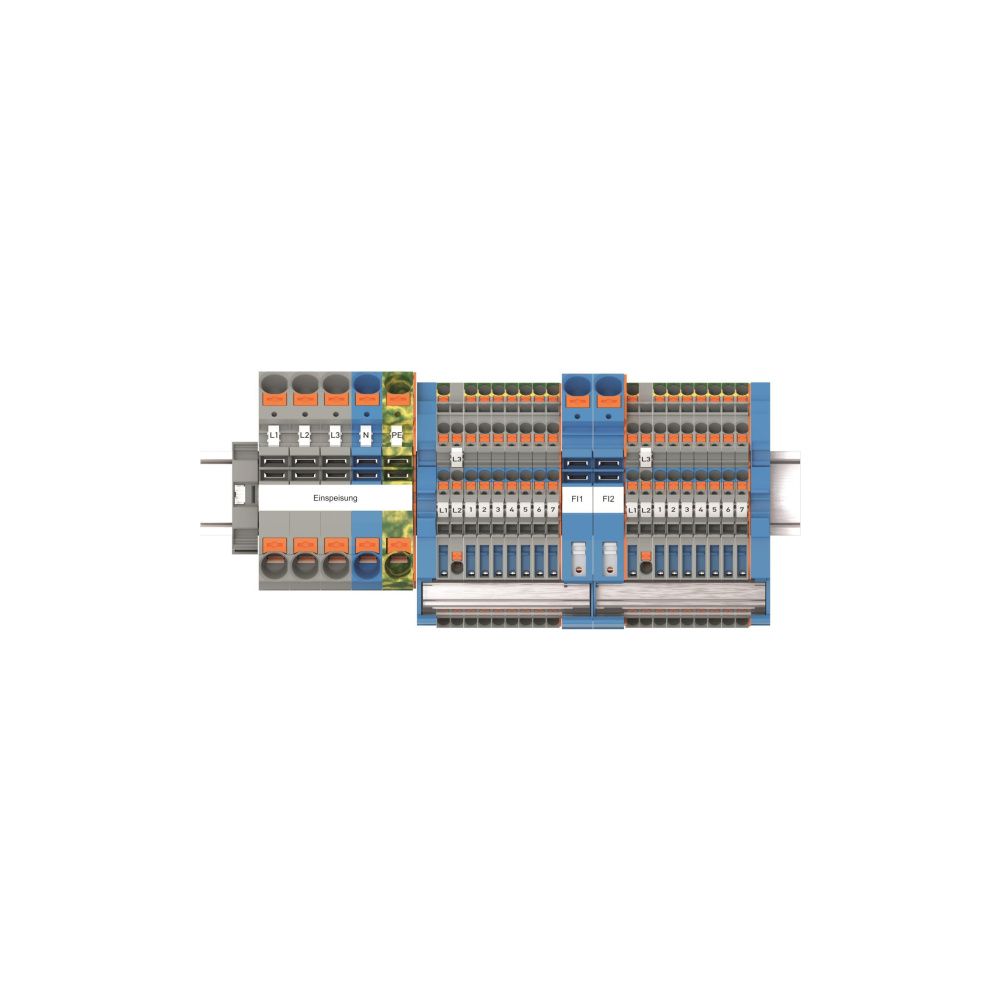 Wago Hauptverteiler-Set TOPJOB S 821-109, Federzuganschluss, Hutschiene TH35, Thermoplast... WAGO-821-109 4066966339352 (Abb. 2)