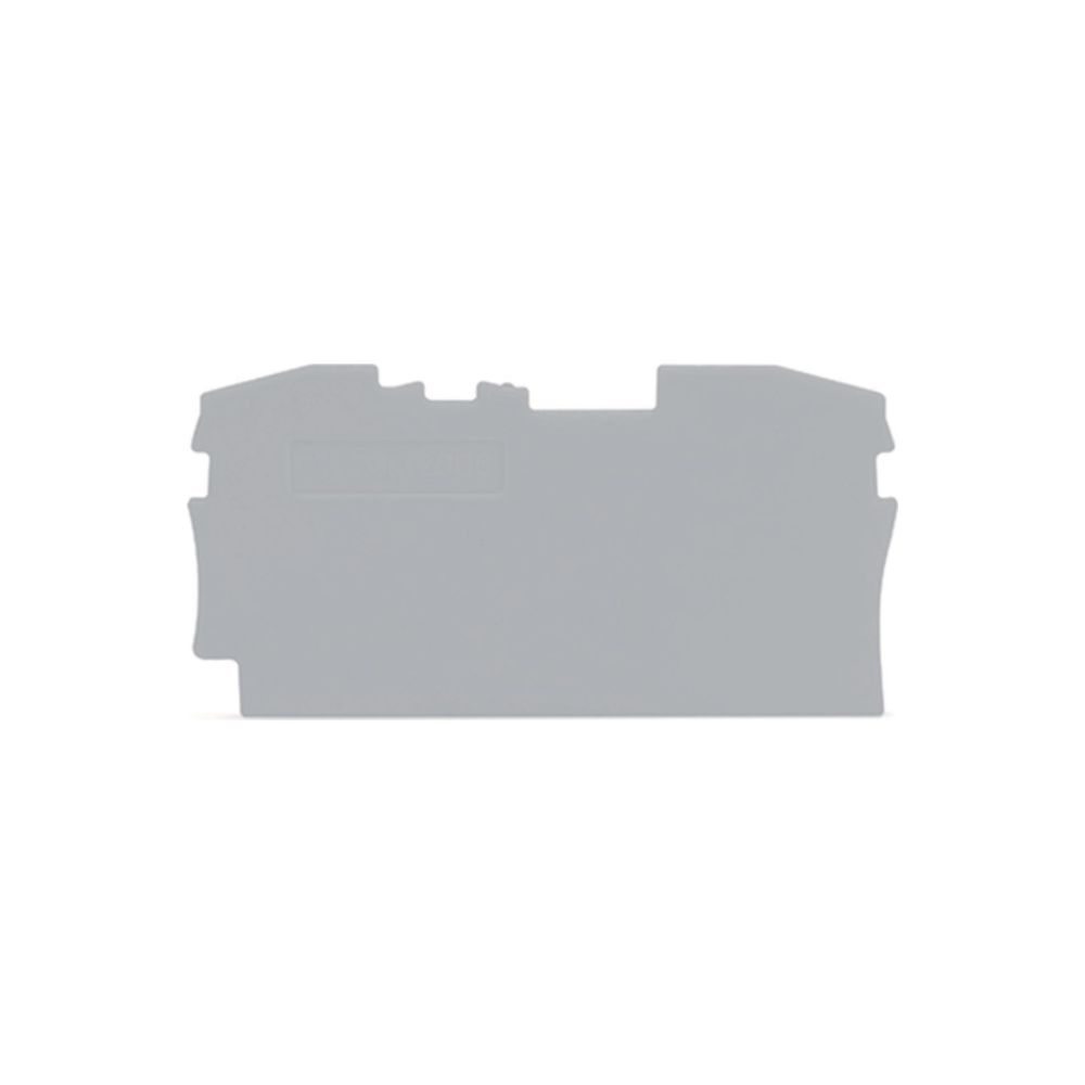 Wago Abschluss- und Zwischenplatte TOPJOB S 2006-1291, 1mm, Polyamid, Grau... WAGO-2006-1291 4017332072595 (Abb. 2)