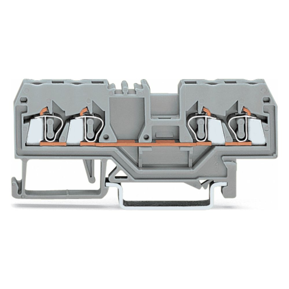 Wago 4-Leiter-Durchgangsklemme 280 280-833, 0,08-2,5 mm2, 800 V, 20 A, Grau... WAGO-280-833 4044918311328 (Abb. 5)
