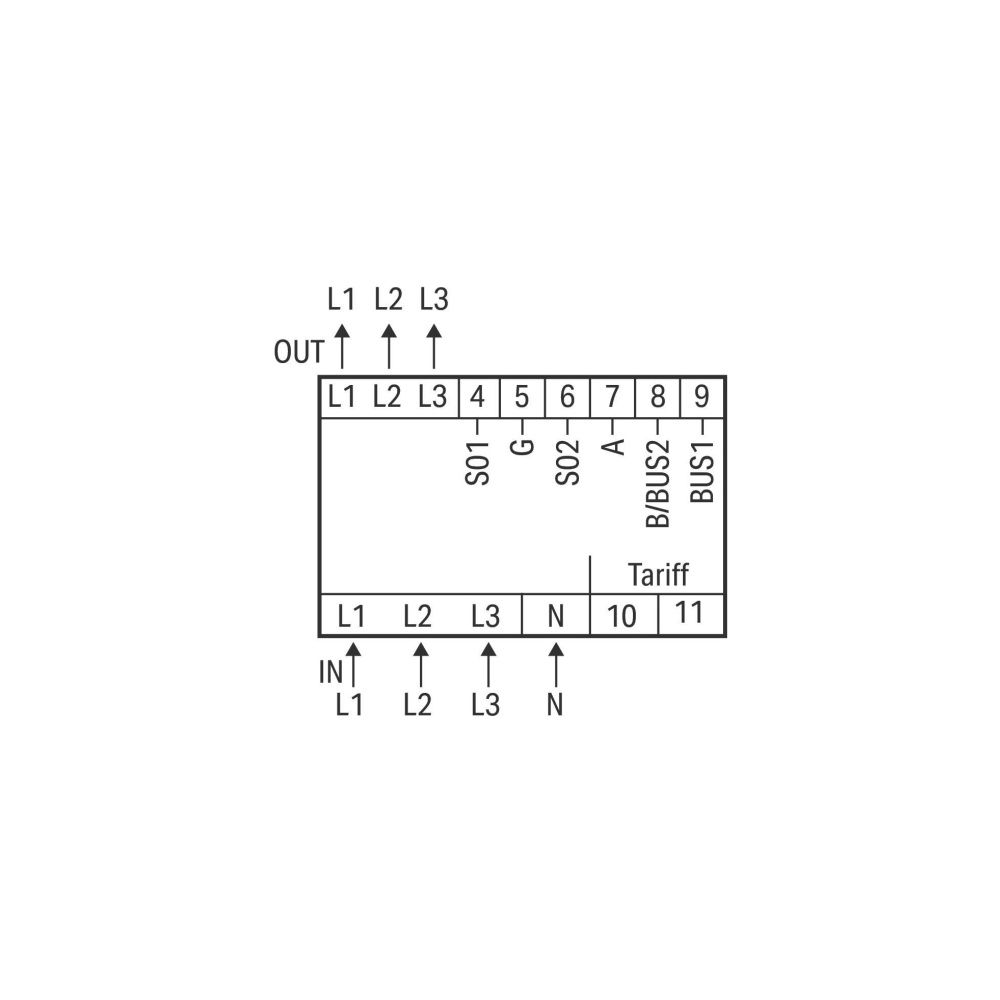 Wago Energiezähler 879-3020, 65A, 3x230/400V, Modbus/M-Bus, PC 940 A... WAGO-879-3020 4066966125412 (Abb. 8)