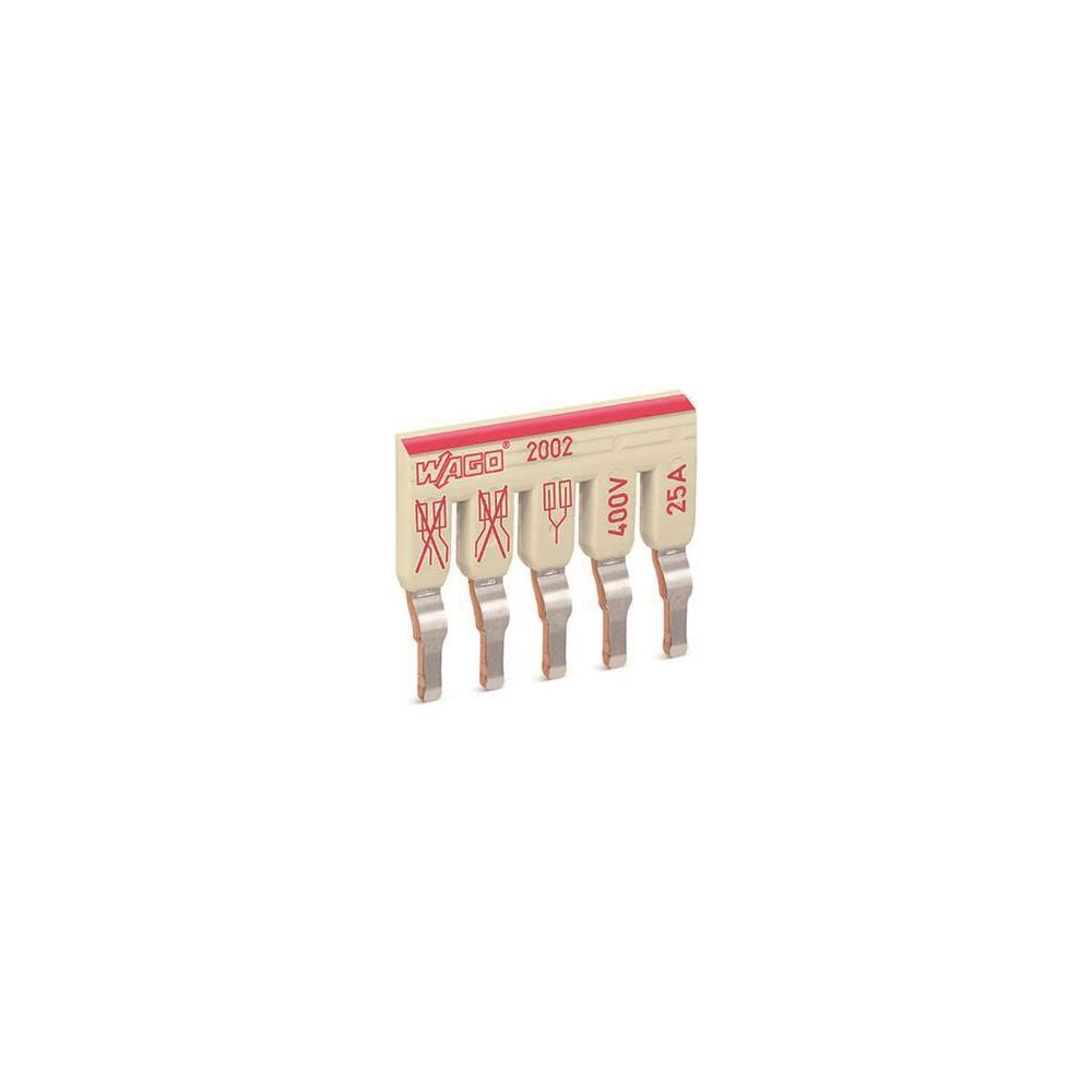 Wago Schachtelbrücker TOPJOB S 2002-475, 5-fach, 400V, 25A, 5,2mm Raster, lichtgrau... WAGO-2002-475 4055143692281 (Abb. 3)