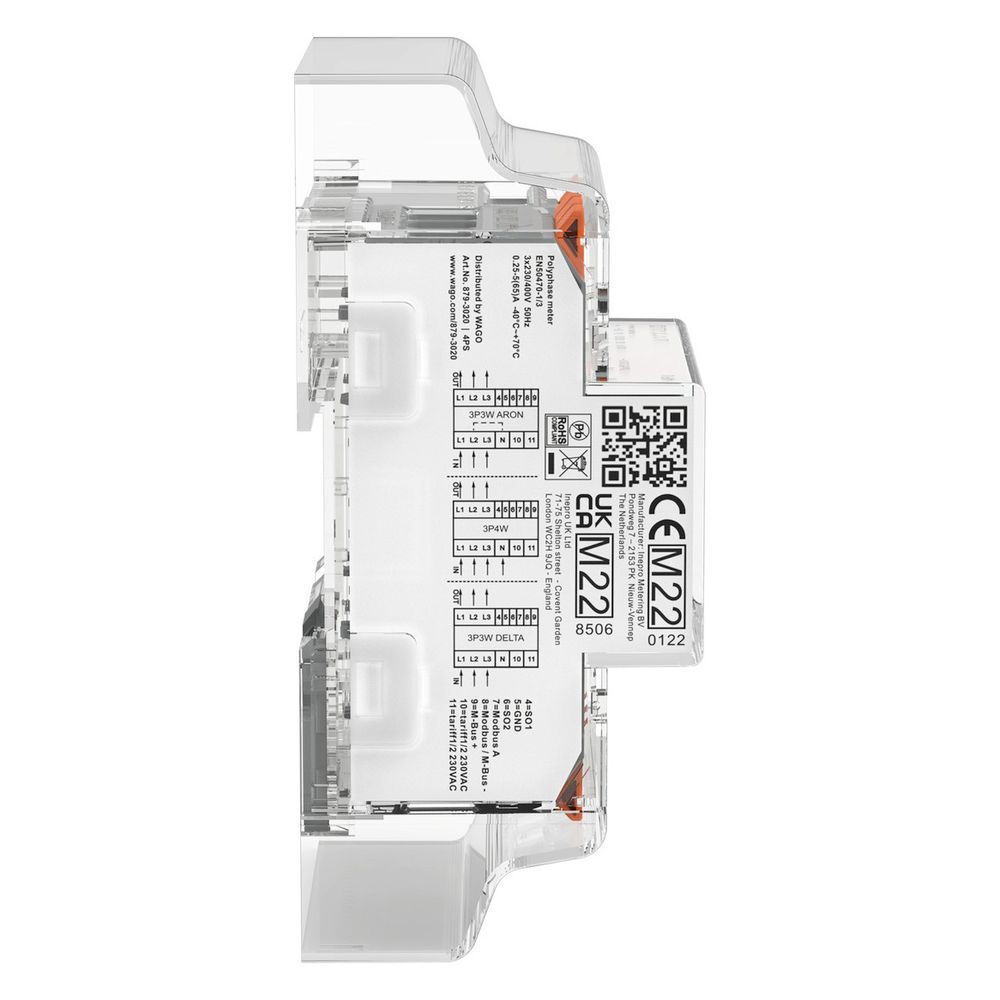 Wago Energiezähler 879-3020, 65A, 3x230/400V, Modbus/M-Bus, PC 940 A... WAGO-879-3020 4066966125412 (Abb. 11)