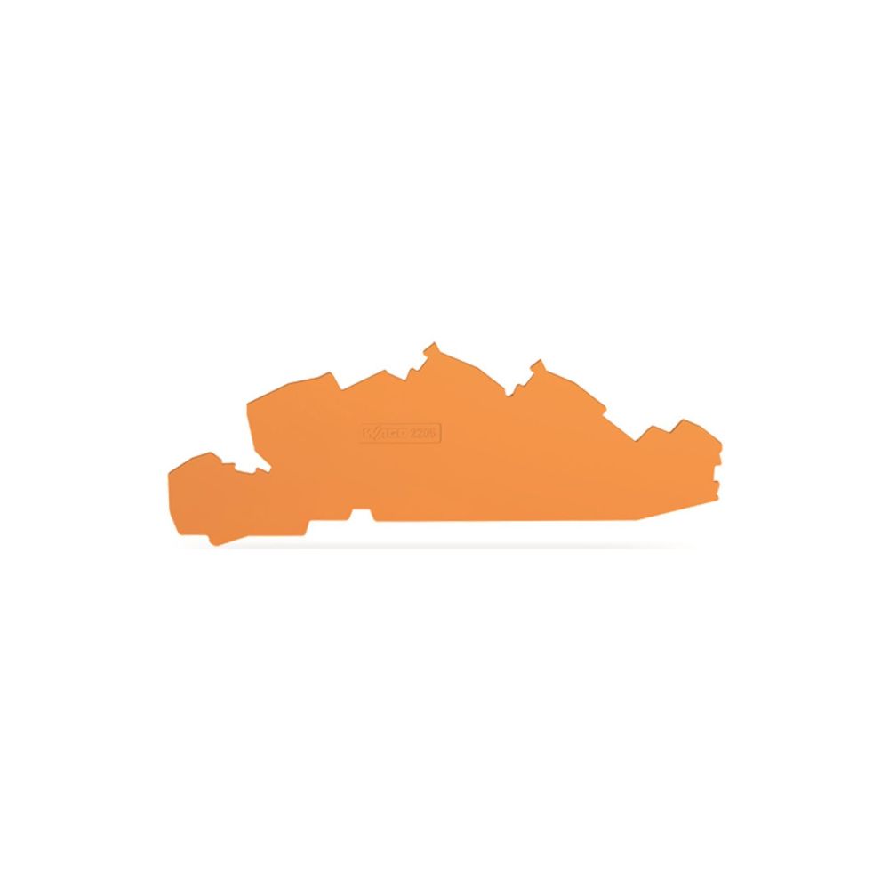 Wago Abschluss- und Zwischenplatte 2205-7692, 1mm, Polyamid, Orange... WAGO-2205-7692 4066966159530 (Abb. 2)