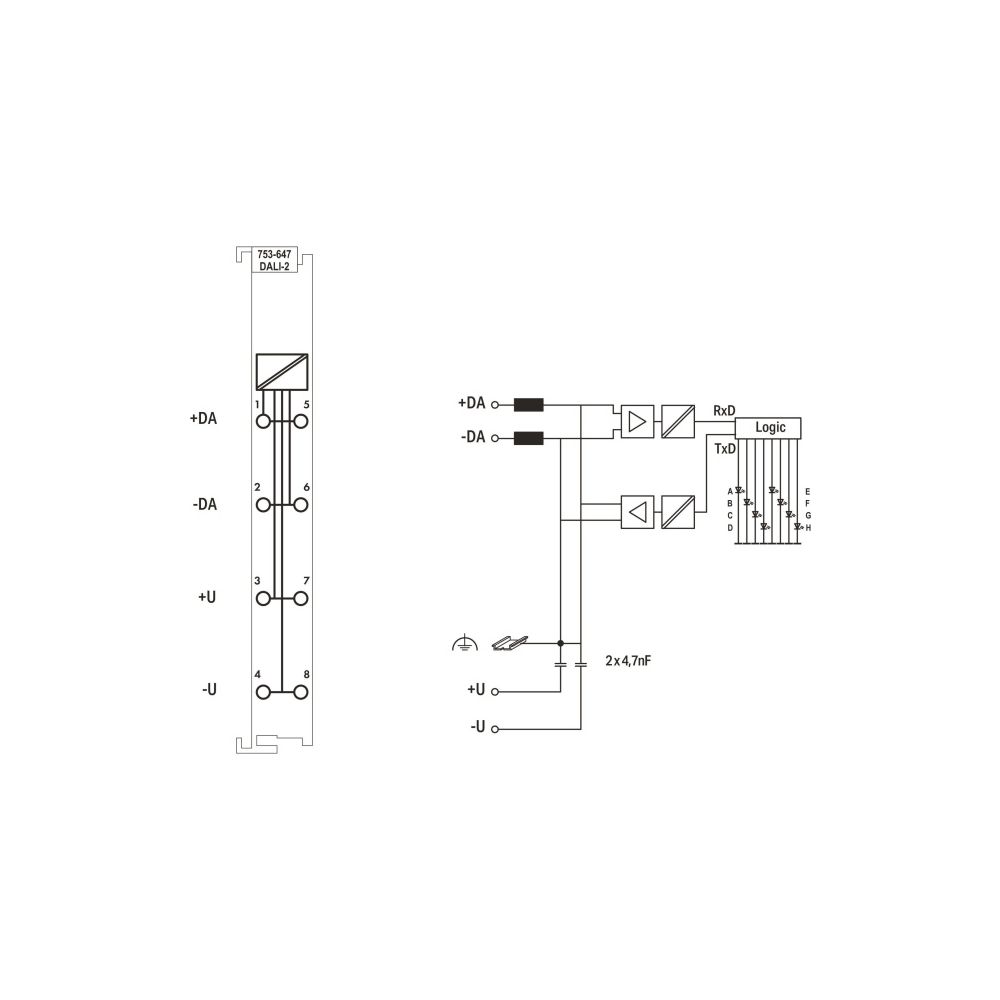 Wago DALI-Multi-Master-Modul 750 753-647, 12mm, Polycarbonat/Polyamid 6.6... WAGO-753-647 4050821475712 (Abb. 9)