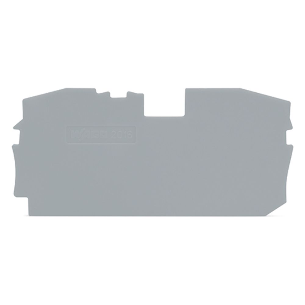 Wago Abschluss- und Zwischenplatte TOPJOB S 2016-1291, 1mm, Polyamid, Grau... WAGO-2016-1291 4044918121835 (Abb. 2)