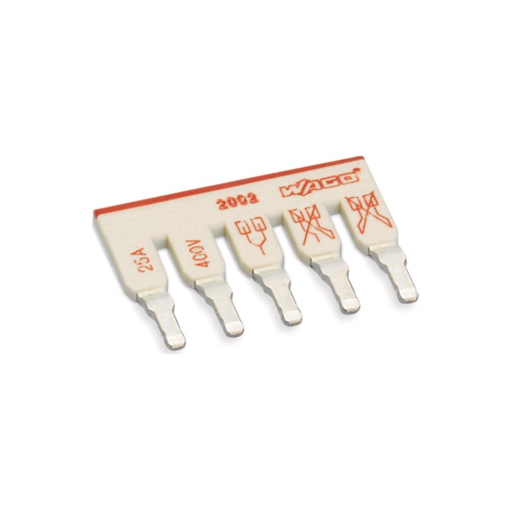 Wago Schachtelbrücker TOPJOB S 2002-475, 5-fach, 400V, 25A, 5,2mm Raster, lichtgrau... WAGO-2002-475 4055143692281 (Abb. 5)