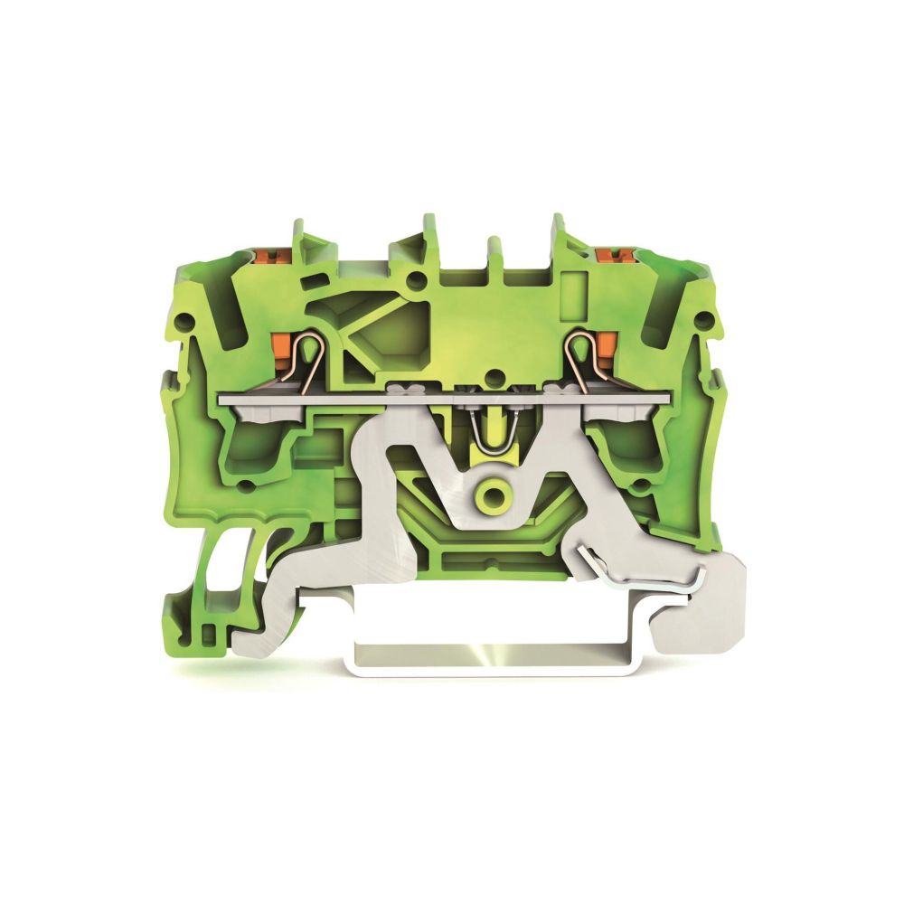 Wago 2-Leiter-Schutzleiterklemme TOPJOB S 2202-1207, 0,25-4mm2, Thermoplast, Grün/Gelb... WAGO-2202-1207 4055143848541 (Abb. 5)