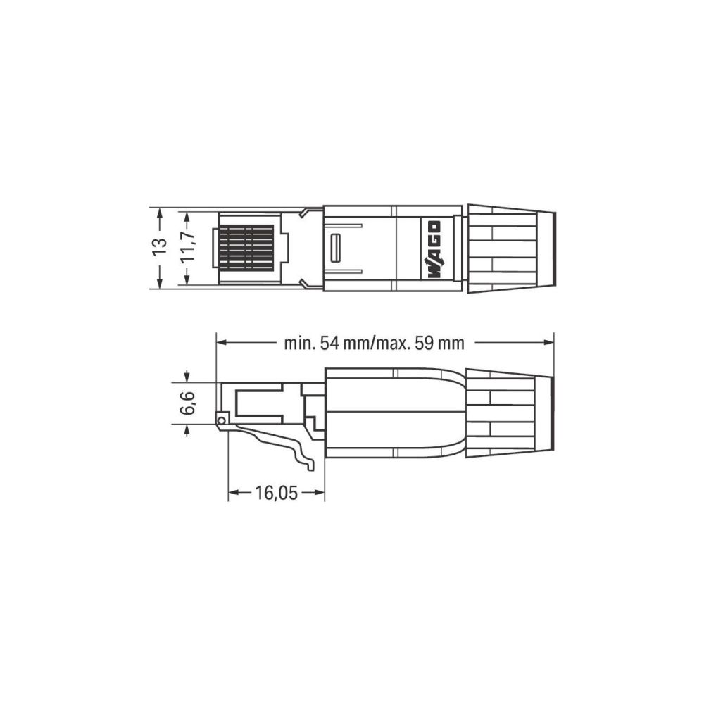 Wago ETHERNET-Stecker 750-975, IP20, Kategorie 5E, Kunststoff, Lichtgrau, 750-975... WAGO-750-975 4045454482480 (Abb. 7)