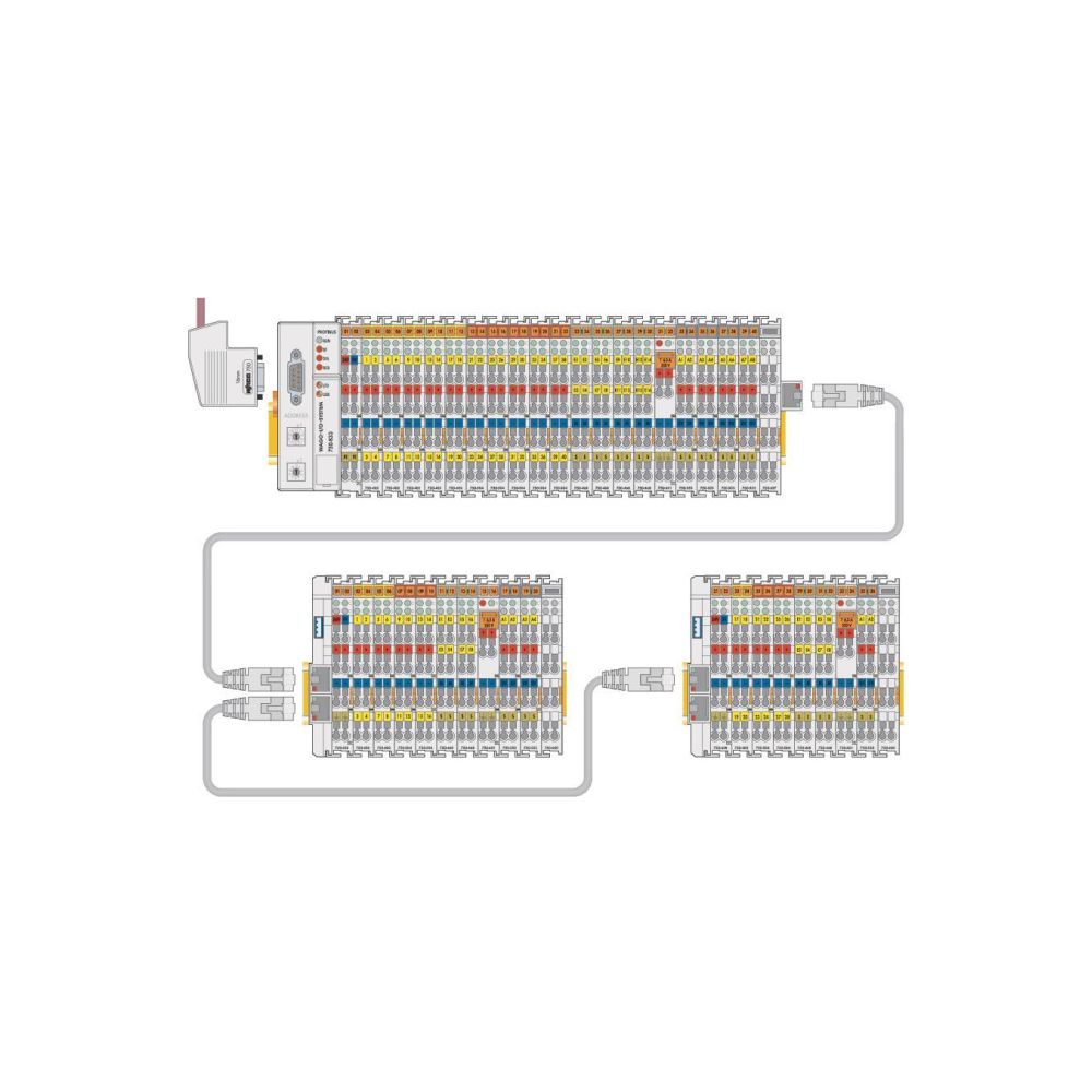 Wago Kopplermodul 750-628, 100x25x69,8mm, Polycarbonat/Polyamid 6.6, lichtgrau... WAGO-750-628 4045454830991 (Abb. 6)