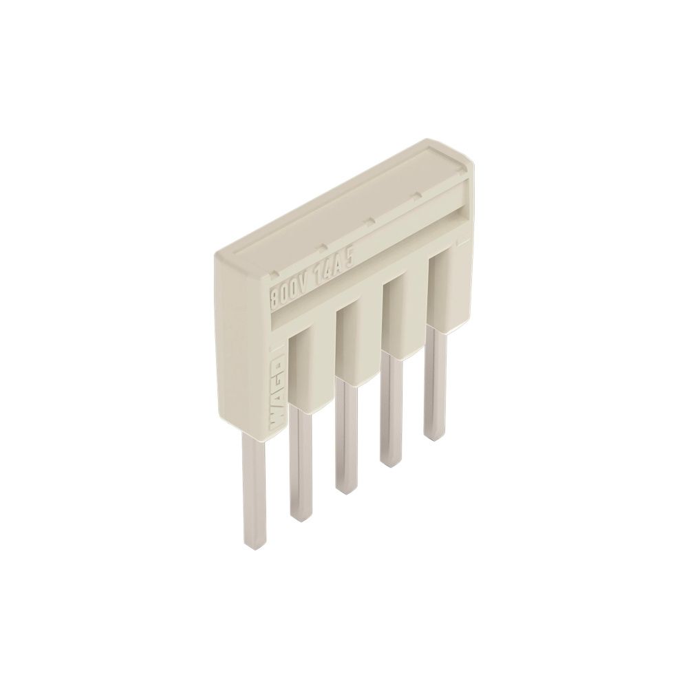Wago Querverbinder 2000-405, 5-fach, 800V, 14A, 3,5mm Raster, isoliert, Lichtgrau... WAGO-2000-405 4055143695633 (Abb. 2)