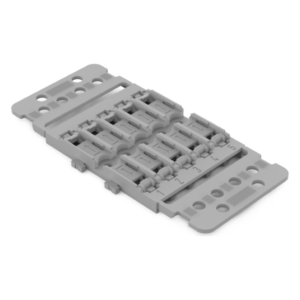 Wago Befestigungsadapter 221-2505, 5-fach, Schraubbefestigung, Polyamid, Grau... WAGO-221-2505 4066966119862 (Abb. 13)