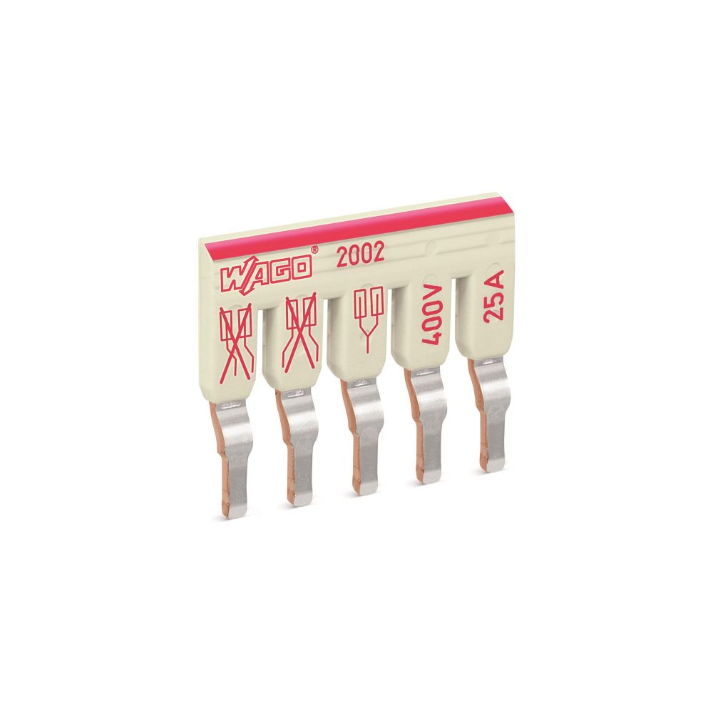 Wago Schachtelbrücker TOPJOB S 2002-475, 5-fach, 400V, 25A, 5,2mm Raster, lichtgrau... WAGO-2002-475 4055143692281 (Abb. 4)