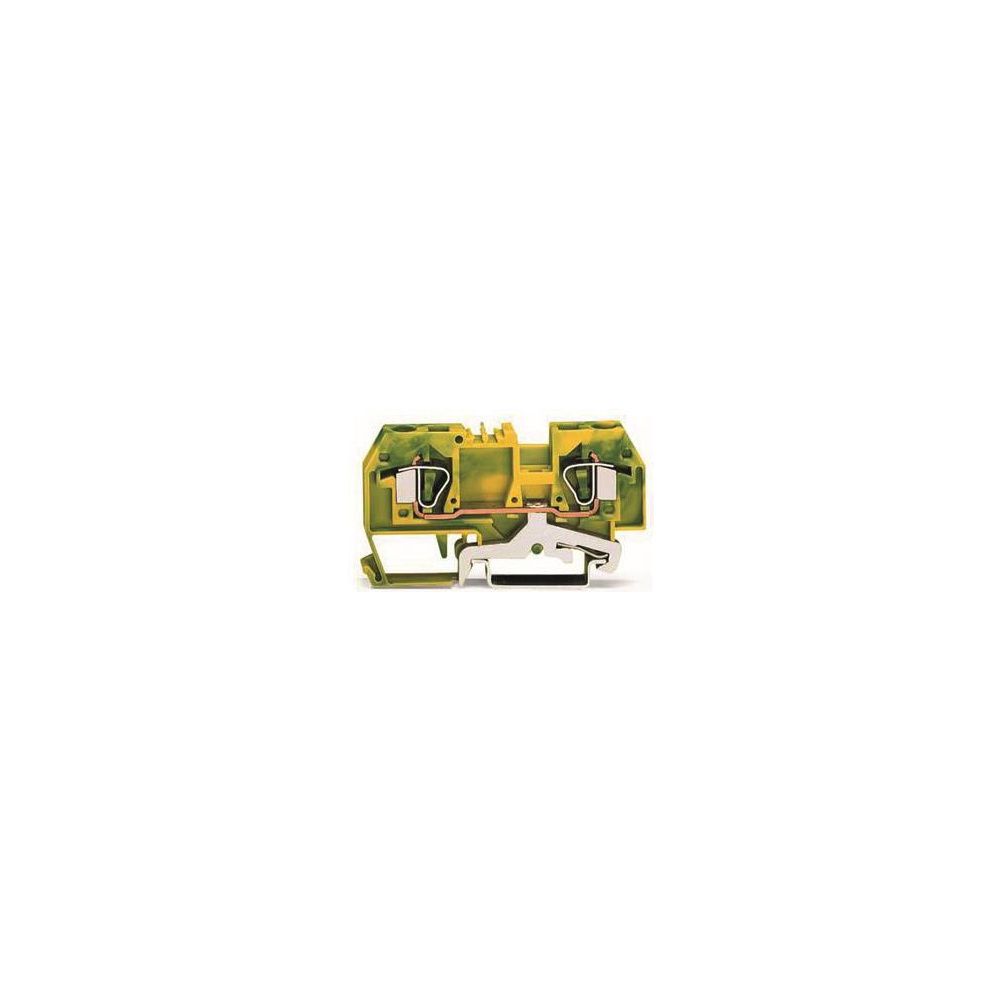 Wago 2-Leiter-Schutzleiterklemme 282 282-907, 6mm2, 8x74,5x32,5mm, Grün/Gelb... WAGO-282-907 4044918471794 (Abb. 3)