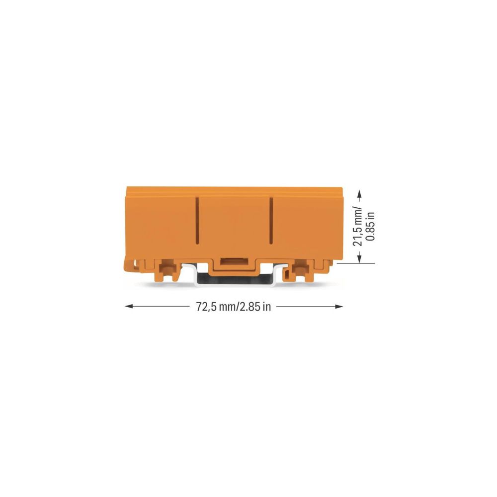 Wago Befestigungsadapter 2273 2273-500, Tragschiene 35mm oder Schraubbefestigung, Polyam... WAGO-2273-500 4050821101871 (Abb. 7)