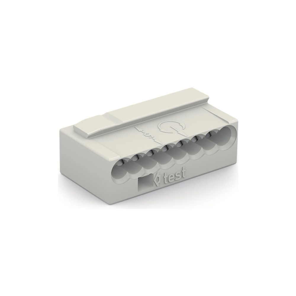 Wago MICRO-Verbindungsdosenklemme 243 243-308, 8-Leiter 0,6-0,8mm 100V 6A, Kunststoff, Li... WAGO-243-308 4044918502689 (Abb. 5)