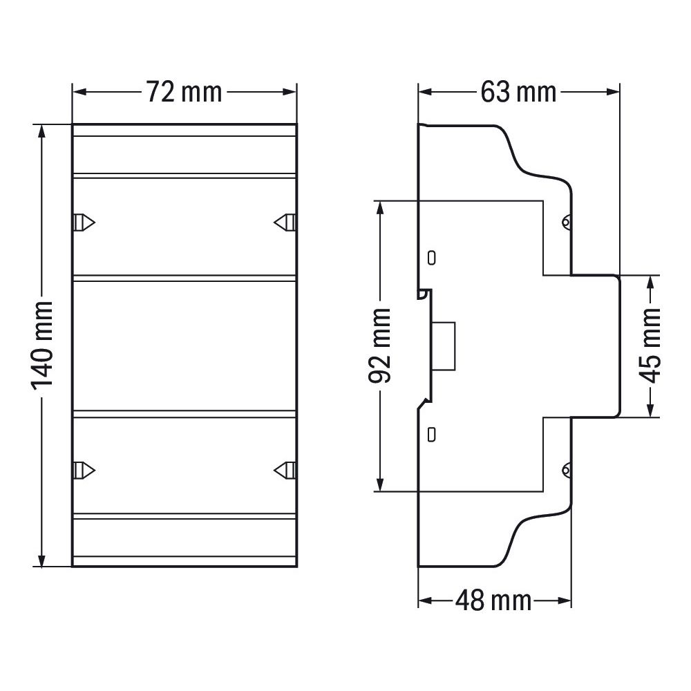 Wago Energiezähler 879-3020, 65A, 3x230/400V, Modbus/M-Bus, PC 940 A... WAGO-879-3020 4066966125412 (Abb. 13)
