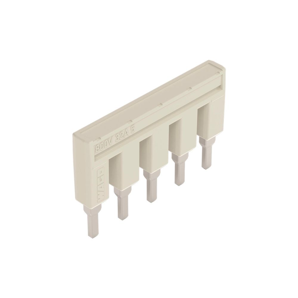 Wago Querverbinder 2000-405, 5-fach, 800V, 14A, 3,5mm Raster, isoliert, Lichtgrau... WAGO-2000-405 4055143695633 (Abb. 7)