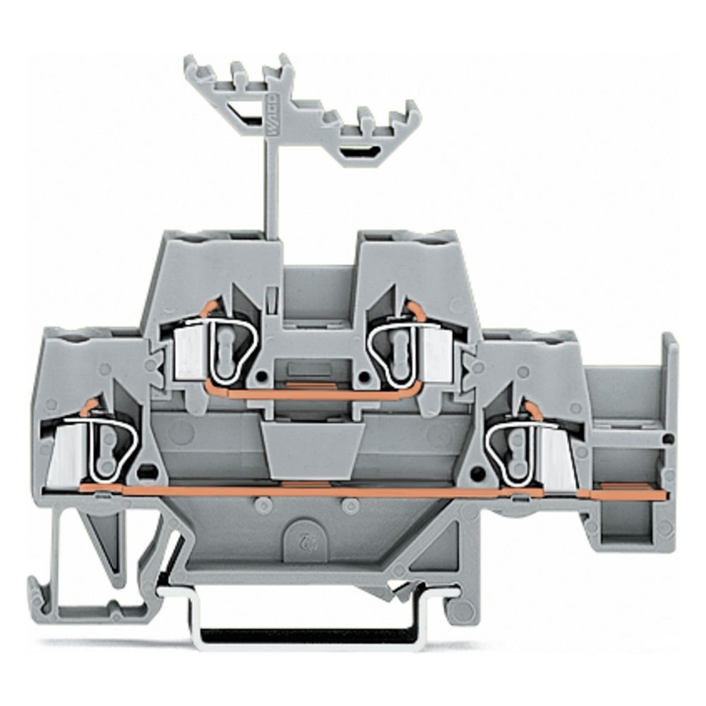 Wago Doppelstockklemme 280 280-520, 2,5mm2, 500V, 20A, Grau... WAGO-280-520 4050821214908 (Abb. 2)