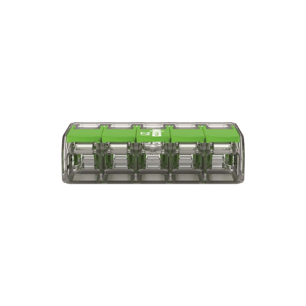 Wago Verbindungsklemme 221 5-Leiter, 0,2-4mm2, Polycarbonat, Transparent, 221-425... WAGO-221-425 4066966345285 (Abb. 4)