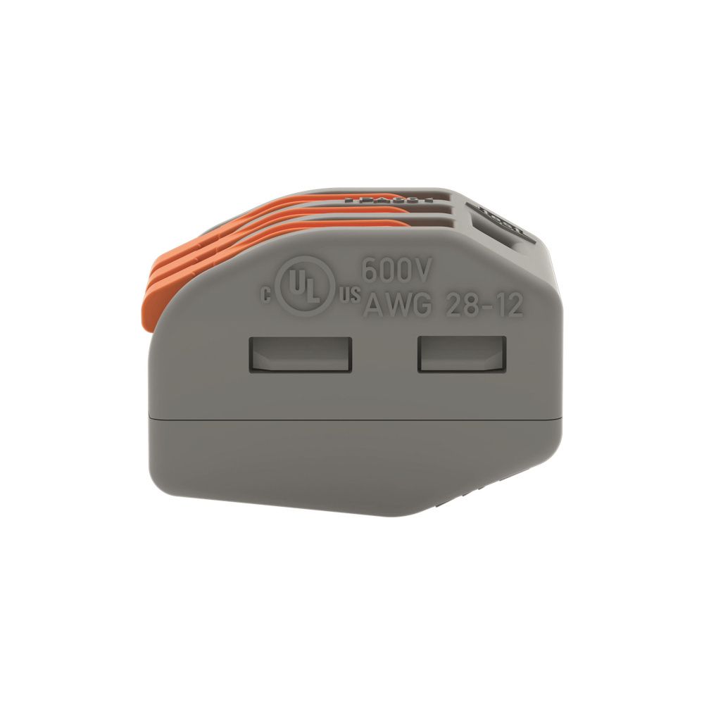 Wago Verbindungsklemme 222 222-413, 3-Leiter, 0,08-4mm2, 400V, 32A, Grau... WAGO-222-413 4017332955676 (Abb. 6)